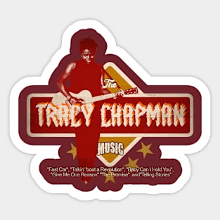 The Tracy Chapman Music Sticker